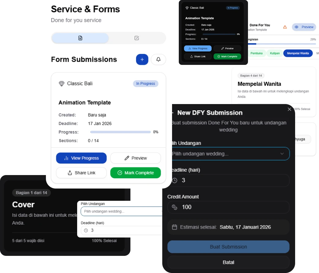 Done for You <span class="text-primary">Invitations</span>
