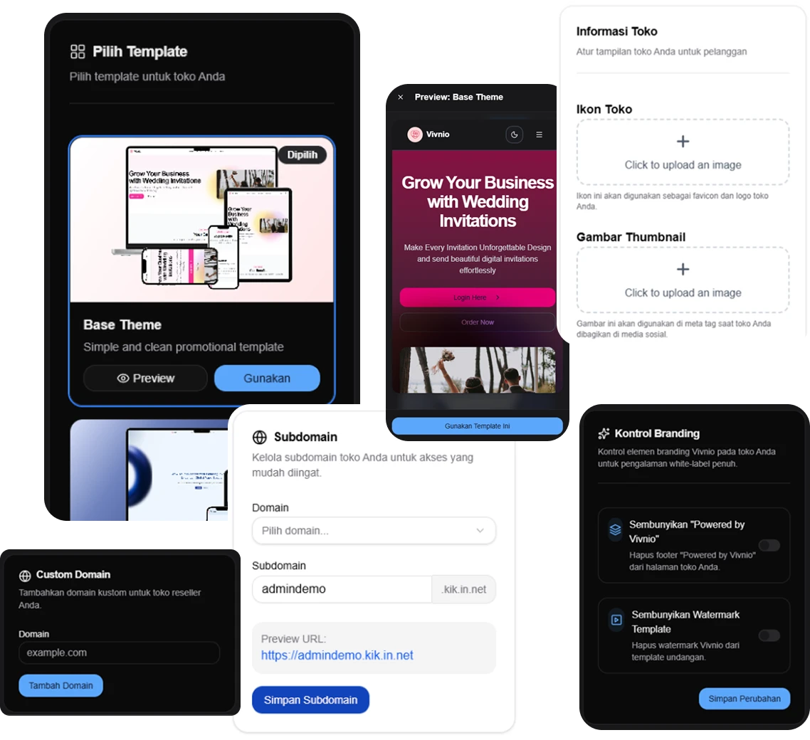 Tema <span class="text-primary">Reseller Website</span>
