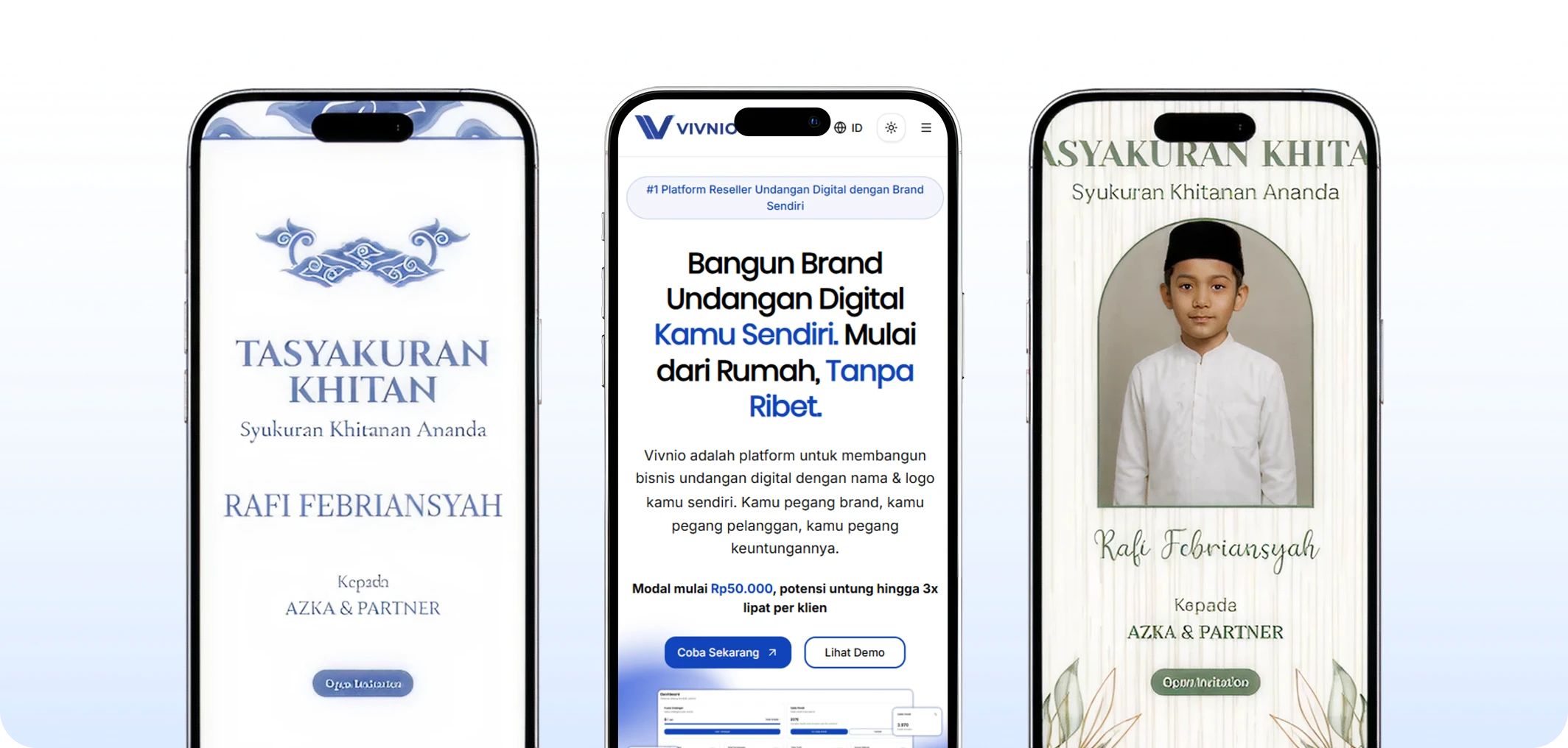 Undangan Khitanan Digital Gratis