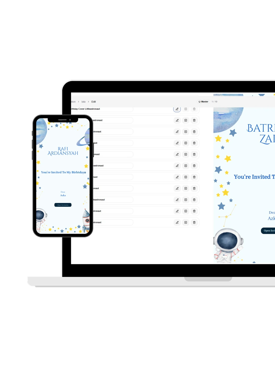 Cara Edit Undangan Digital Ulang Tahun Online