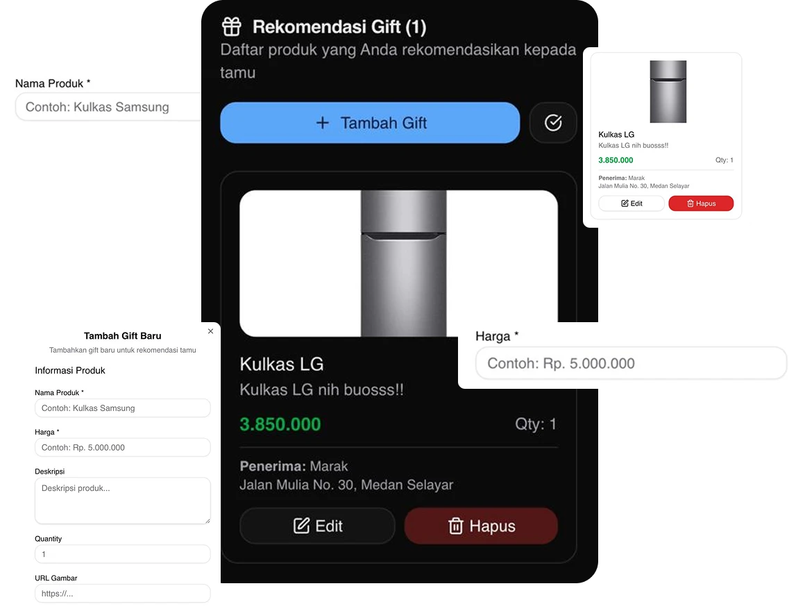 Wishlist <span class="text-primary">Kado</span>