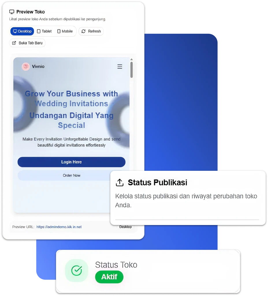 Luncurkan & Mulai Berjualan